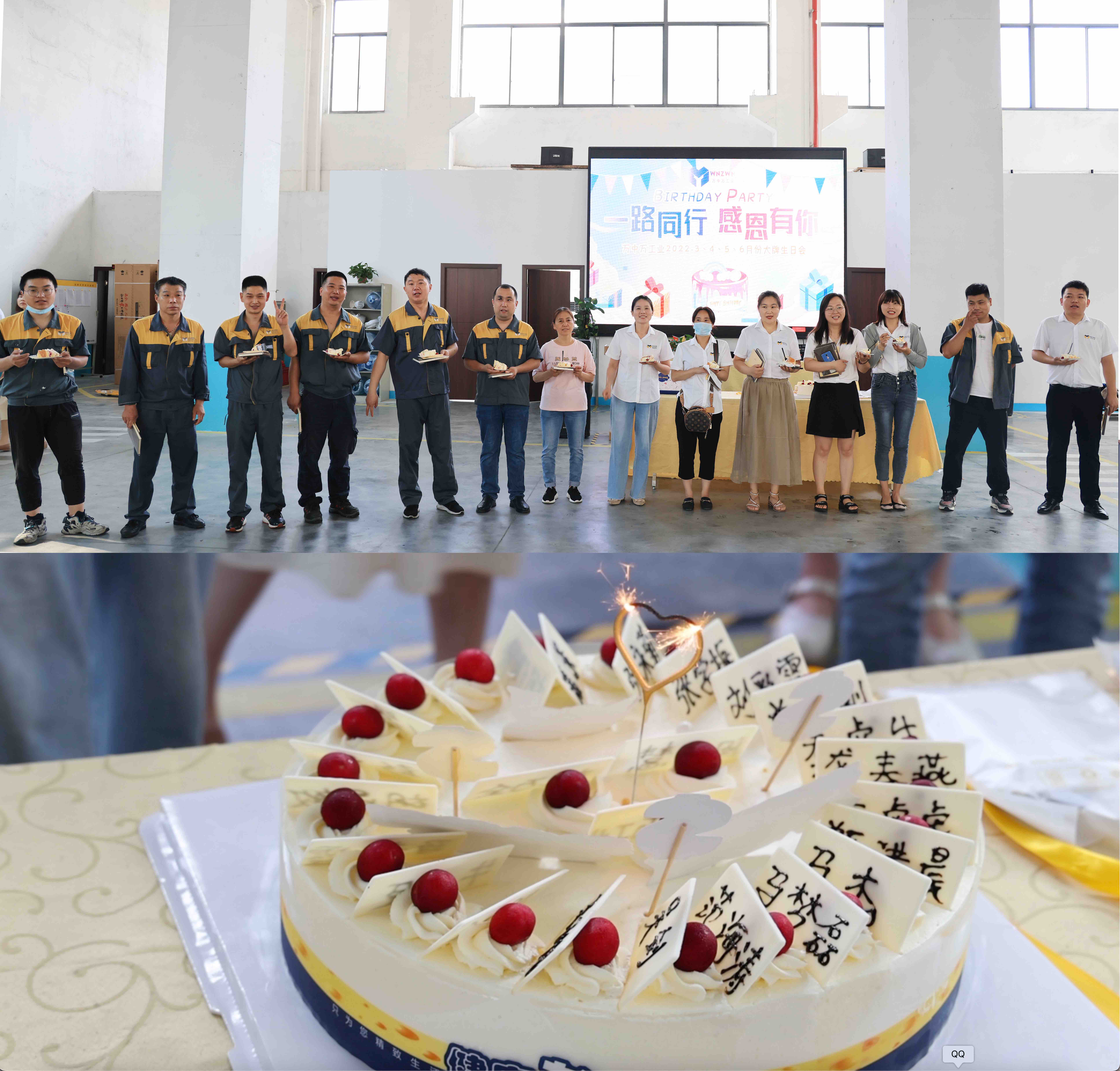 万中万工业202203-06月份生日会